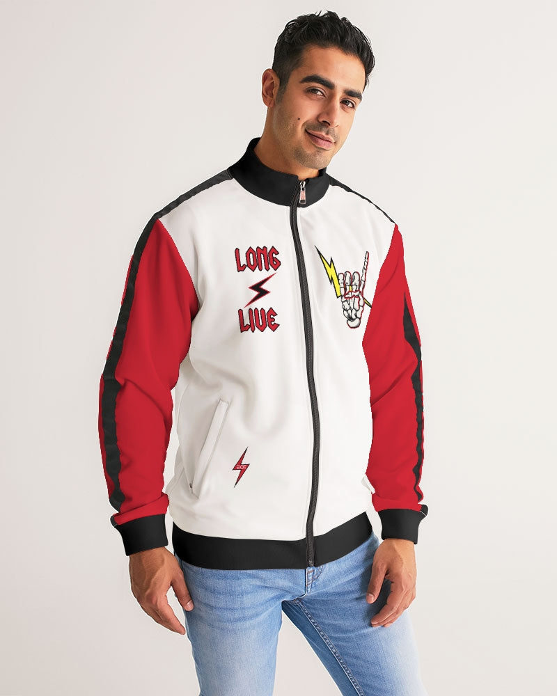 LONG LIVE THE THUNDER - Men's Stripe-Sleeve Track Jacket