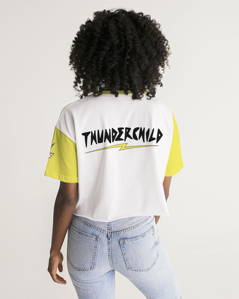 THUNDERCHILD - Women's Premium Cropped Tee