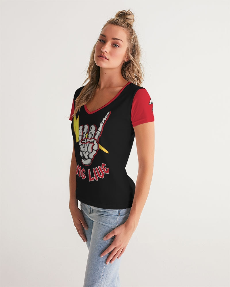 LONG LIVE THE THUNDER - Women's V-Neck Tee