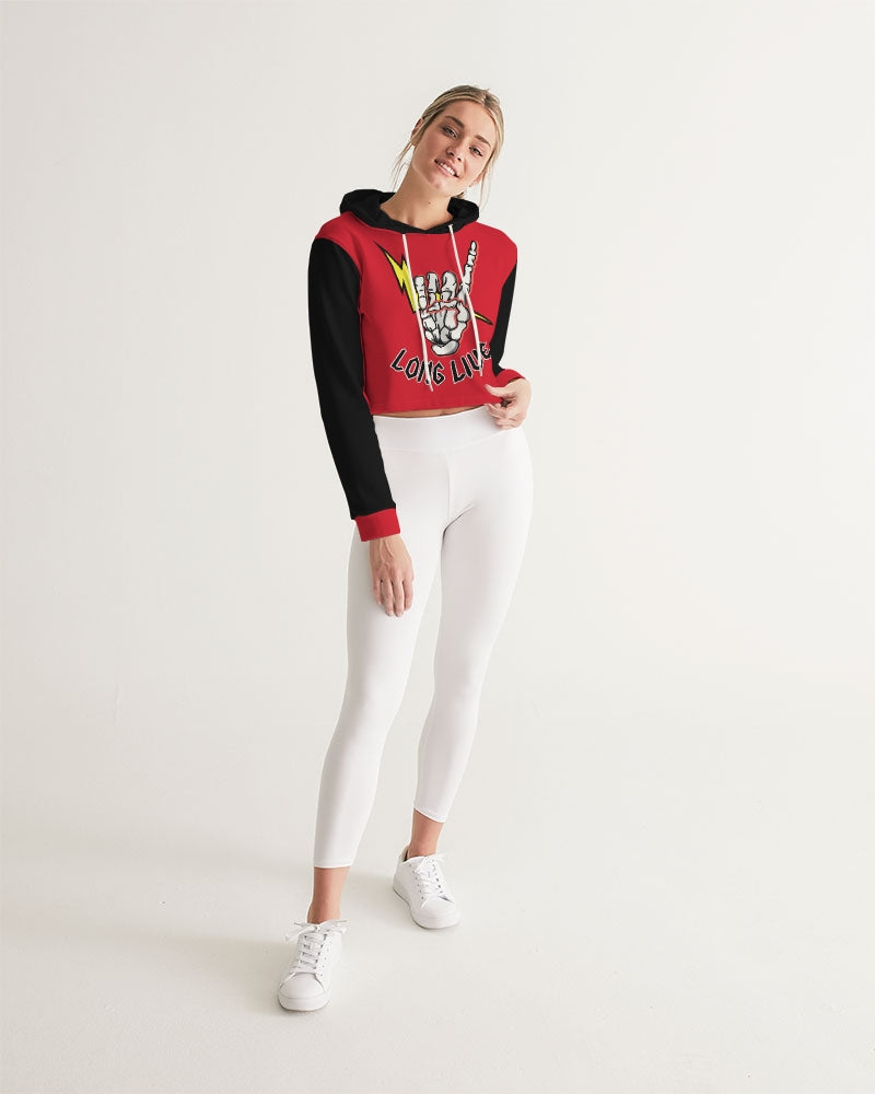 LONG LIVE THE THUNDER - Women's Cropped Hoodie
