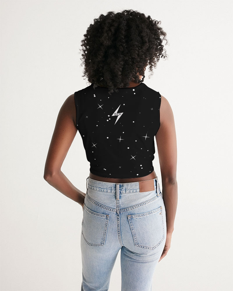 COSMIC THUNDER - Women's Twist-Front Tank