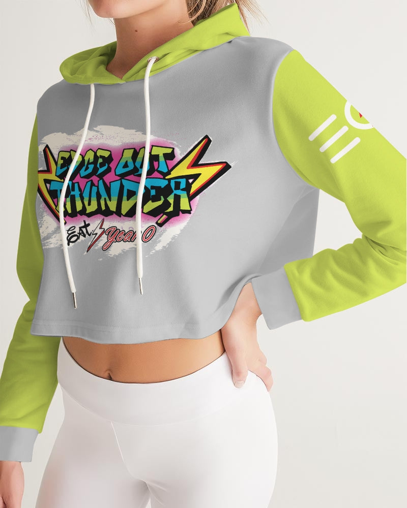 FRESH THUNDER - Women's Cropped Hoodie