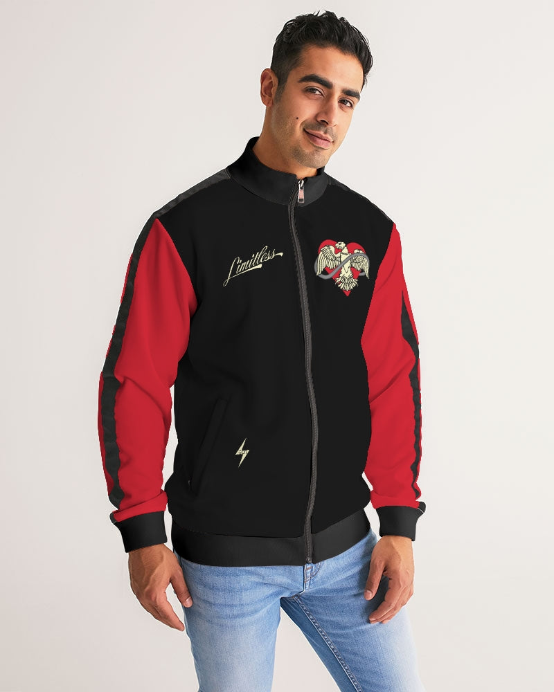 FREEBIRD - Men's Stripe-Sleeve Track Jacket