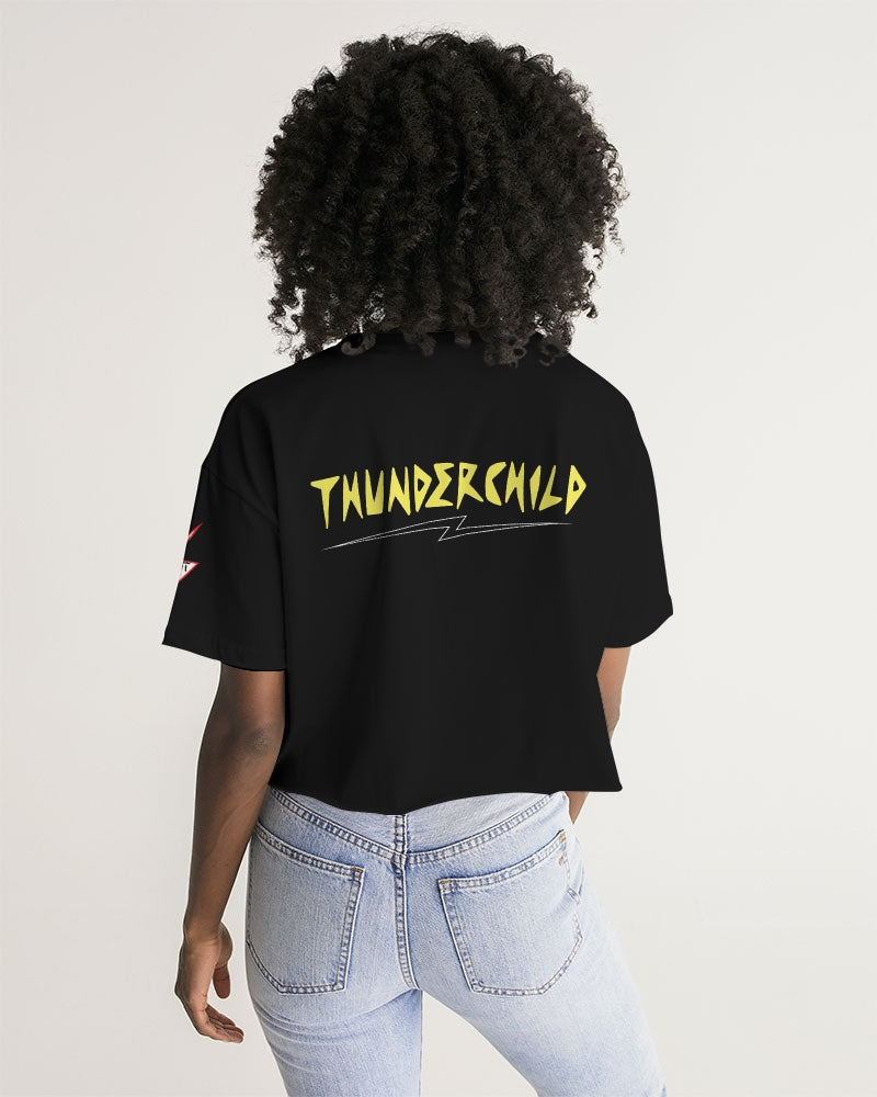 THUNDERCHILD - Women's Premium Cropped Tee