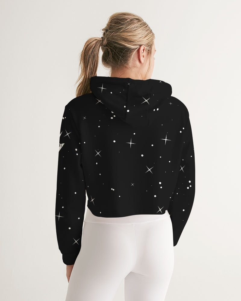COSMIC THUNDER - Women's Cropped Hoodie