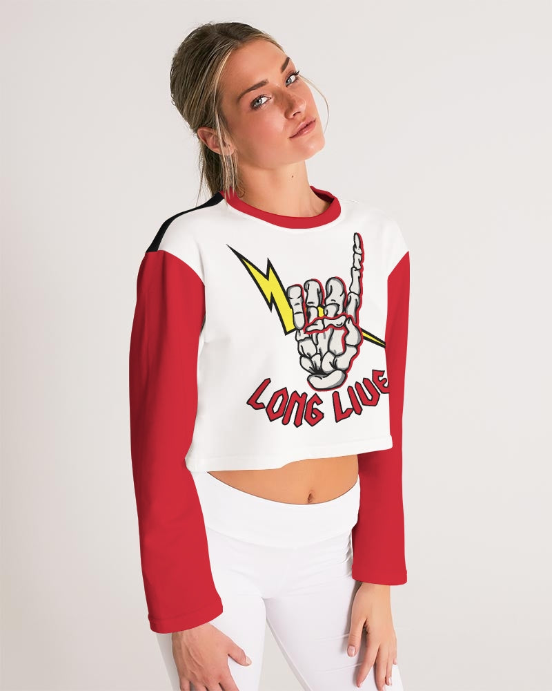 LONG LIVE THE THUNDER - Women's Cropped Sweatshirt