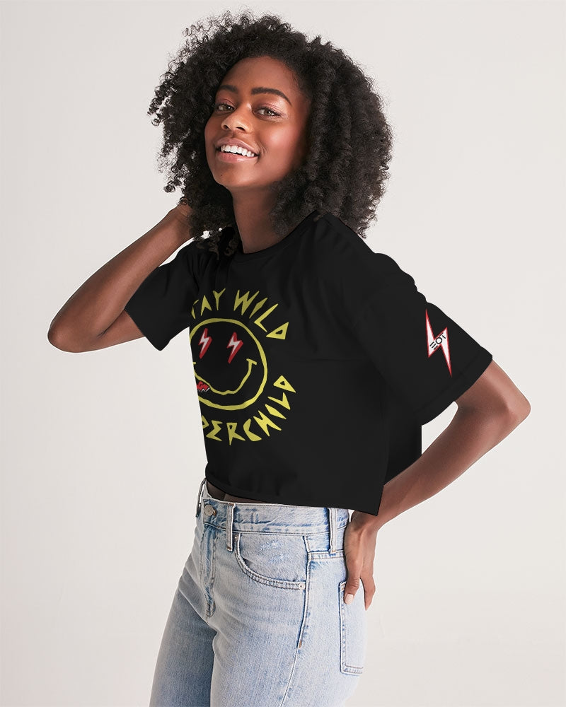 THUNDERCHILD - Women's Premium Cropped Tee