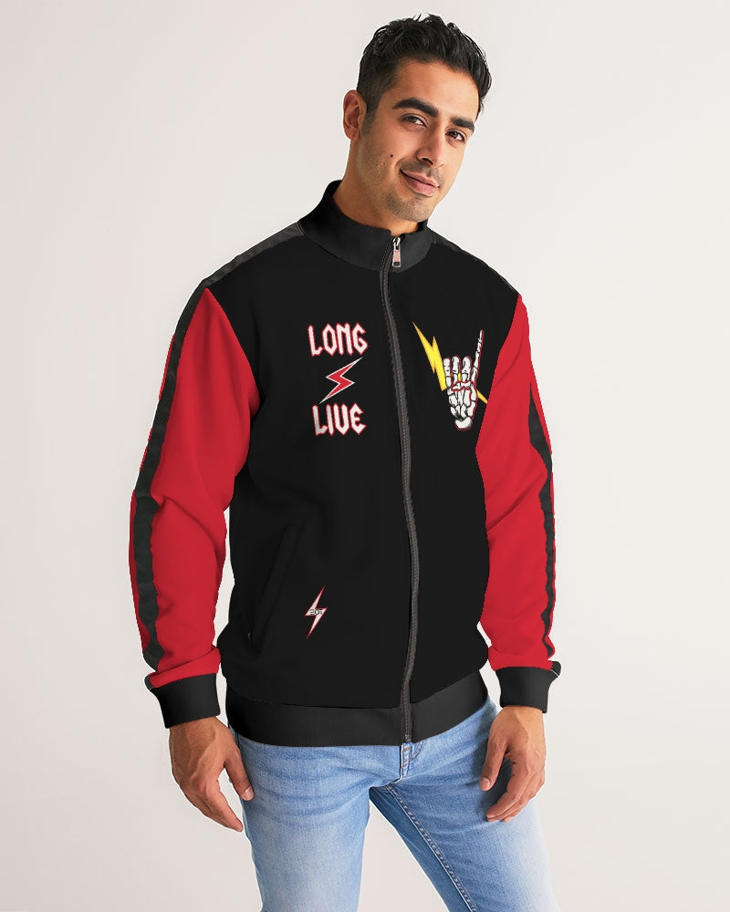 LONG LIVE THE THUNDER - Men's Stripe-Sleeve Track Jacket