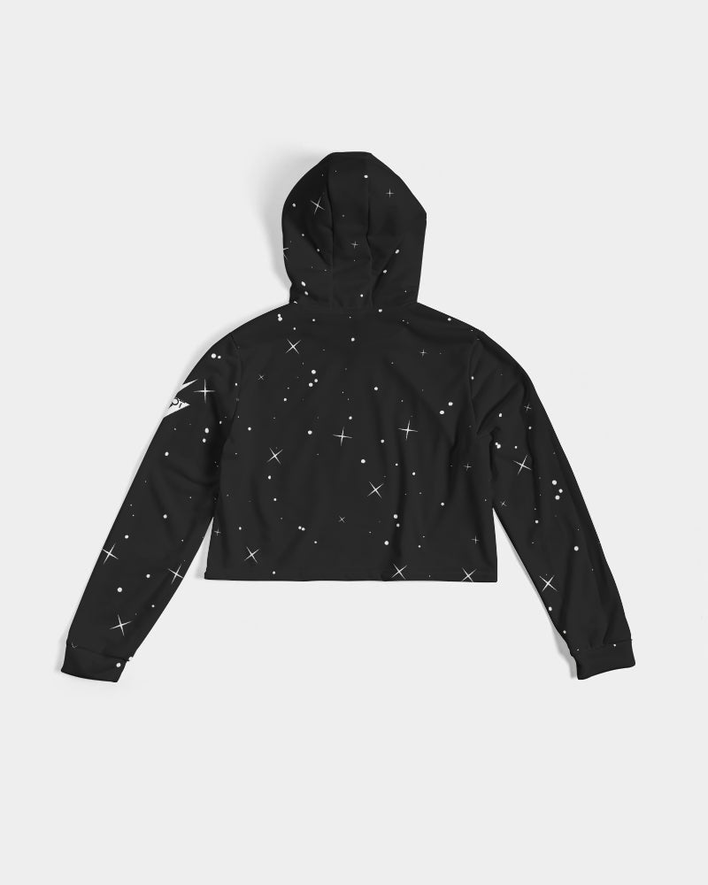 COSMIC THUNDER - Women's Cropped Hoodie
