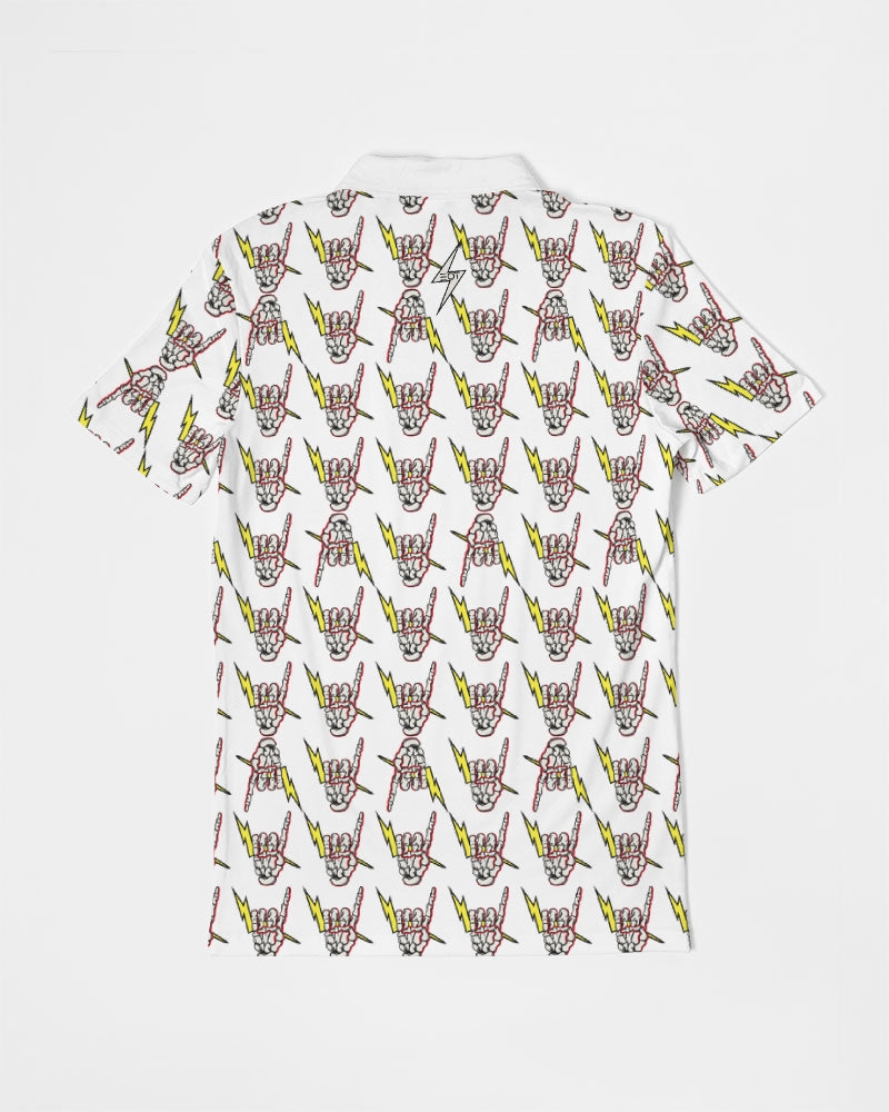 LONG LIVE THE THUNDER - Men's Slim Fit Short Sleeve Polo