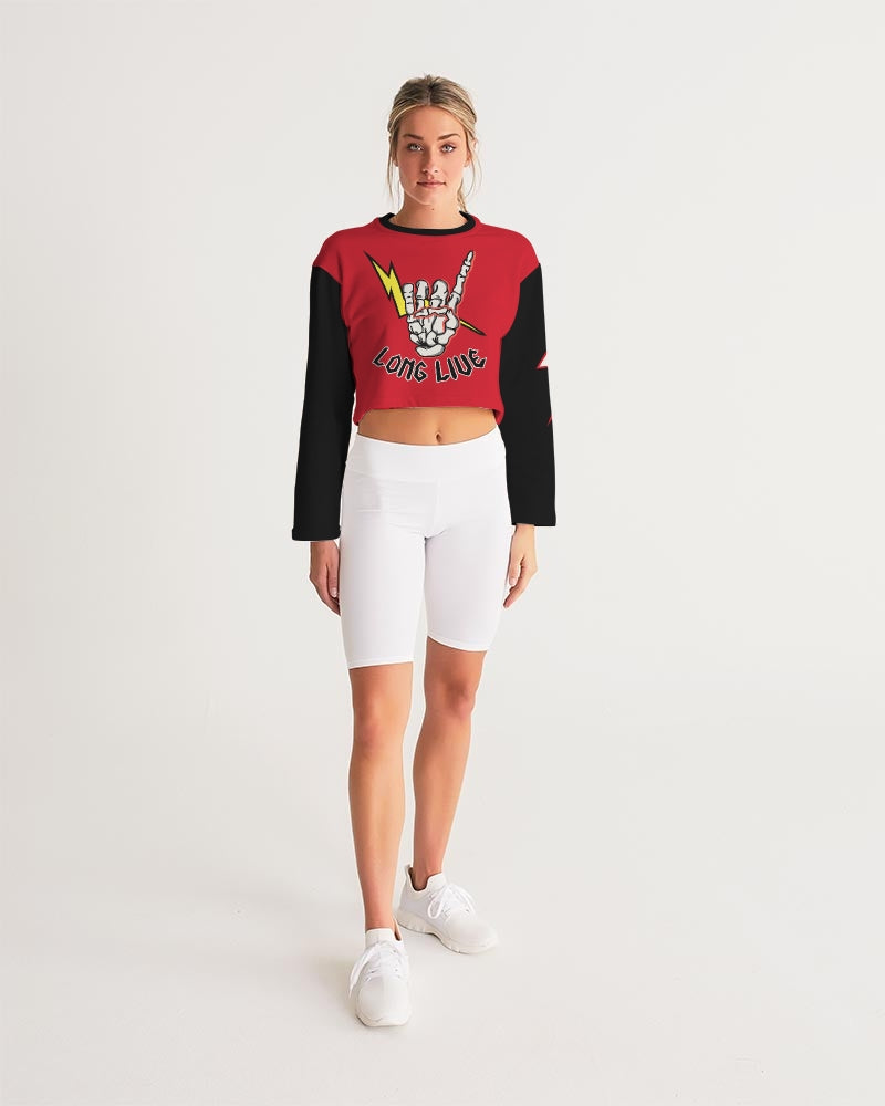 LONG LIVE THE THUNDER - Women's Cropped Sweatshirt