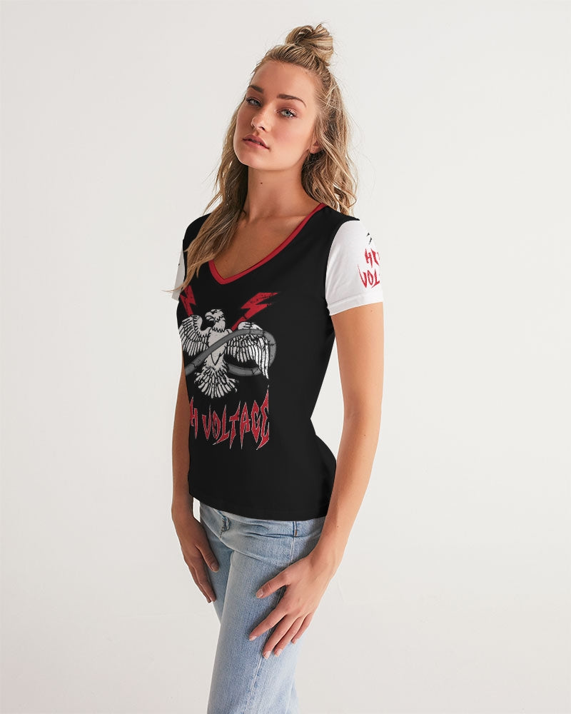 THUNDERBIRD - Women's V-Neck Tee