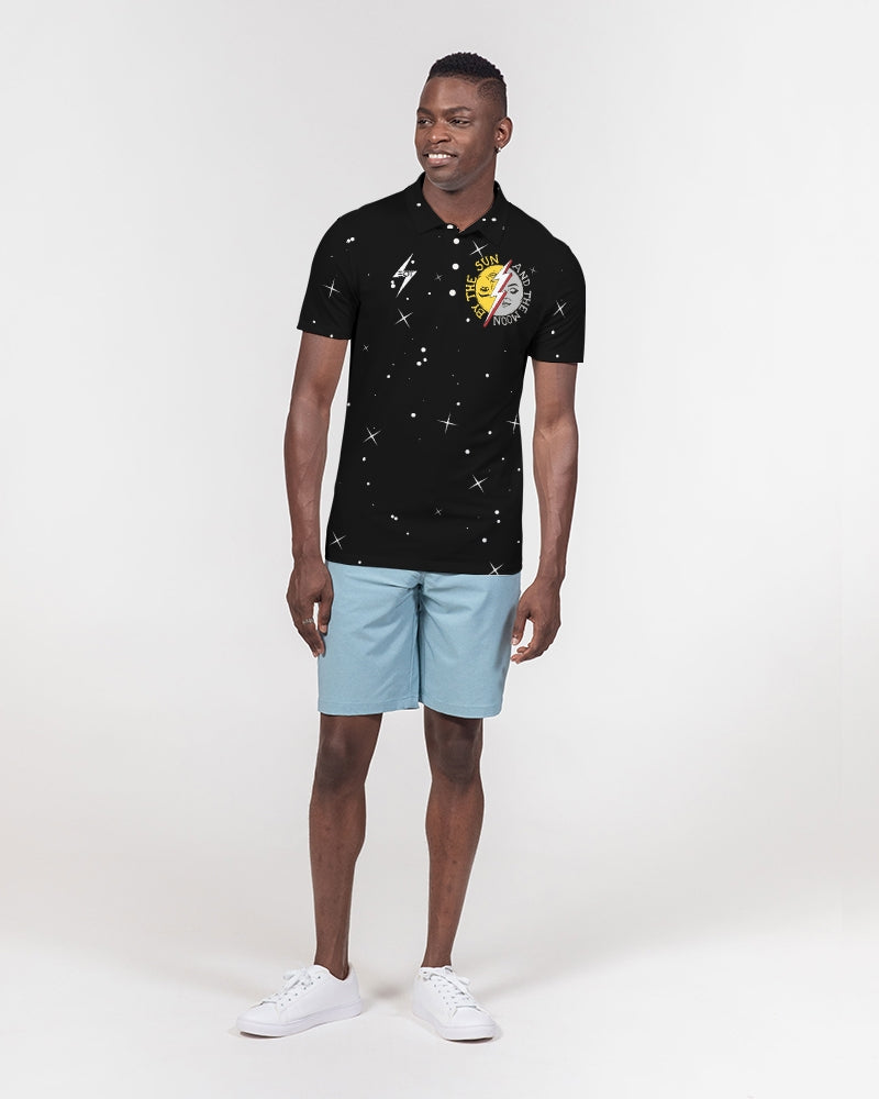 COSMIC THUNDER - Men's Slim Fit Short Sleeve Polo