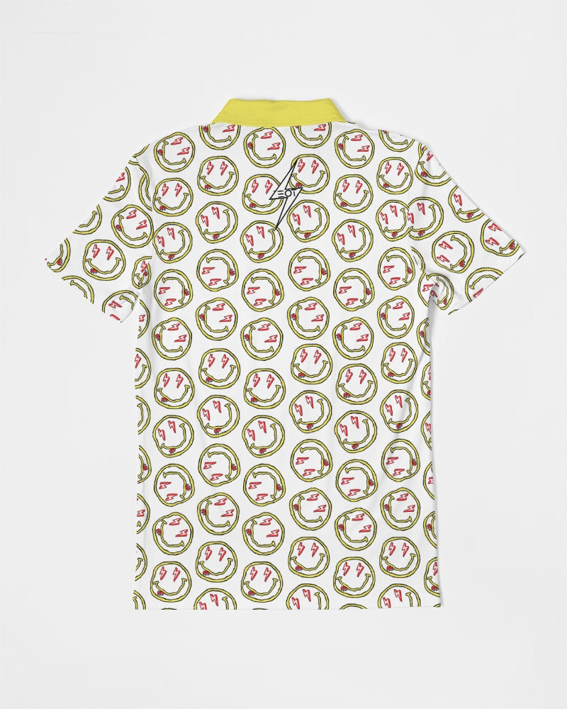 THUNDERCHILD - Men's Slim Fit Short Sleeve Polo