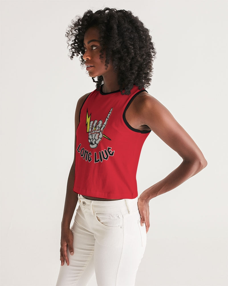 LONG LIVE THE THUNDER - Women's Cropped Tank
