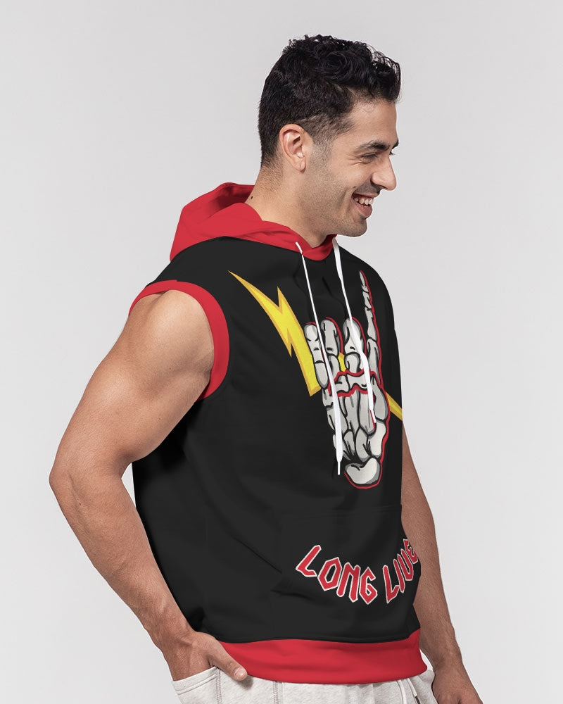 LONG LIVE THE THUNDER - Men's Premium Sleeveless Hoodie