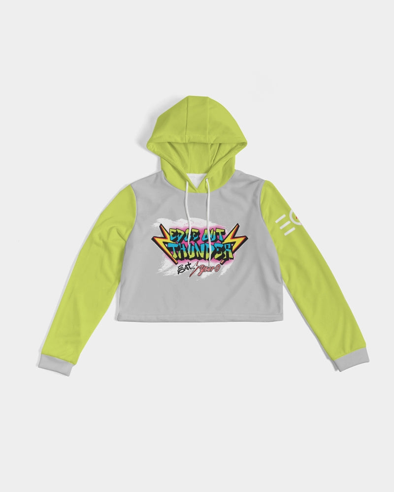 FRESH THUNDER - Women's Cropped Hoodie