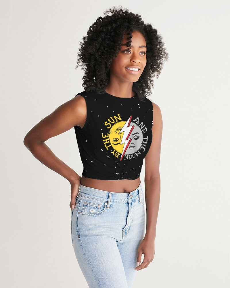 COSMIC THUNDER - Women's Twist-Front Tank