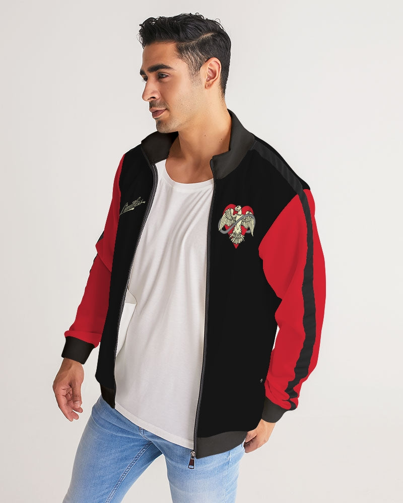 FREEBIRD - Men's Stripe-Sleeve Track Jacket