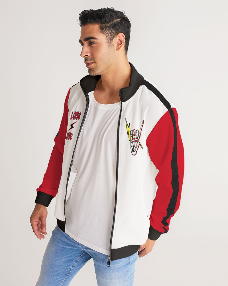 LONG LIVE THE THUNDER - Men's Stripe-Sleeve Track Jacket