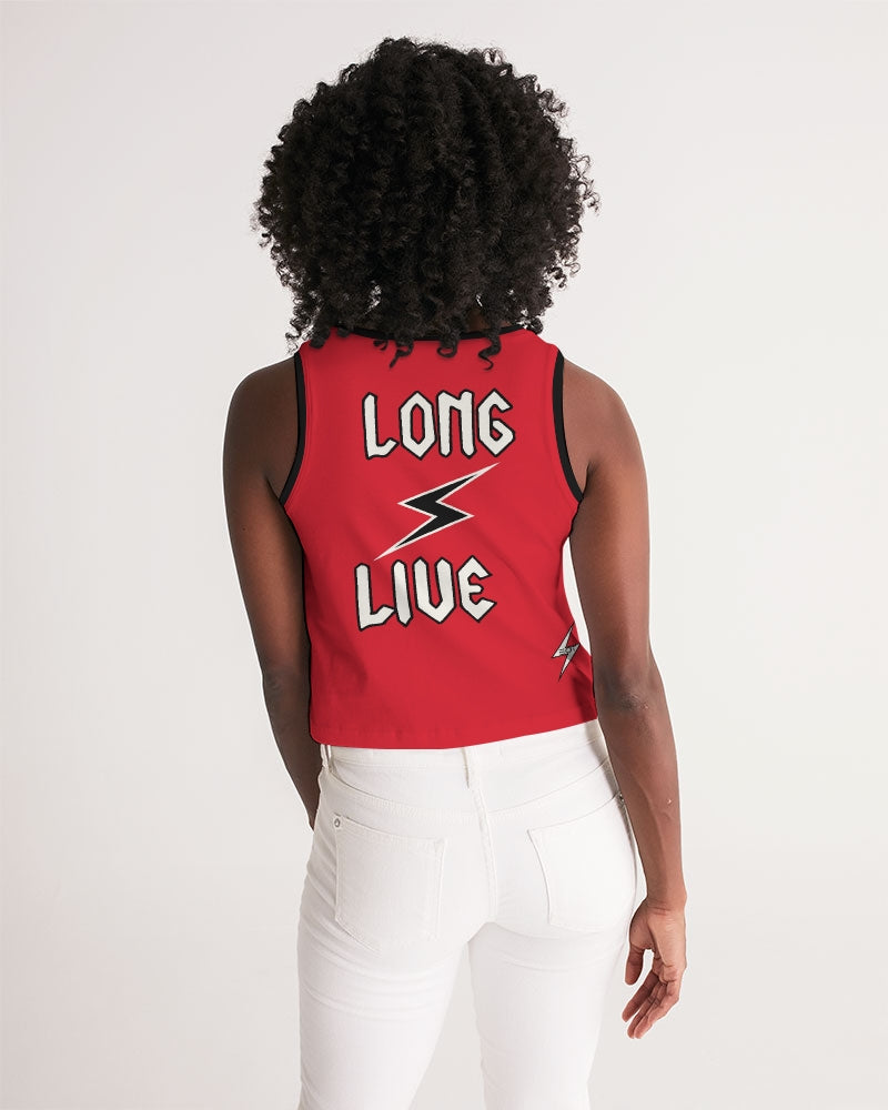 LONG LIVE THE THUNDER - Women's Cropped Tank