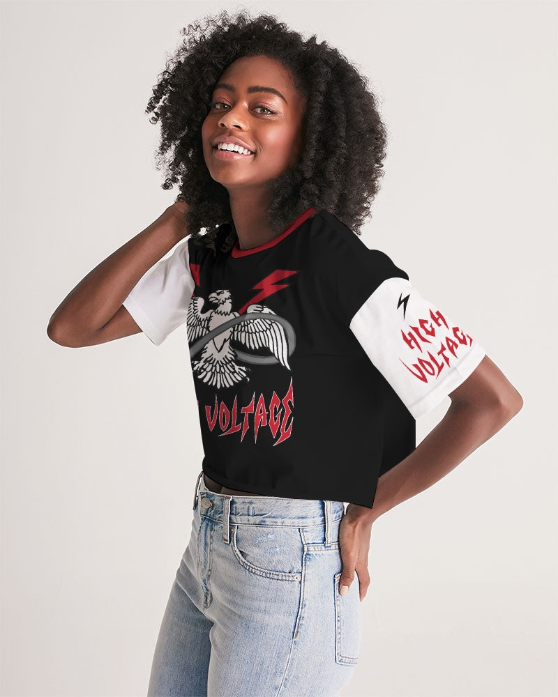 THUNDERBIRD - Women's Premium Cropped Tee