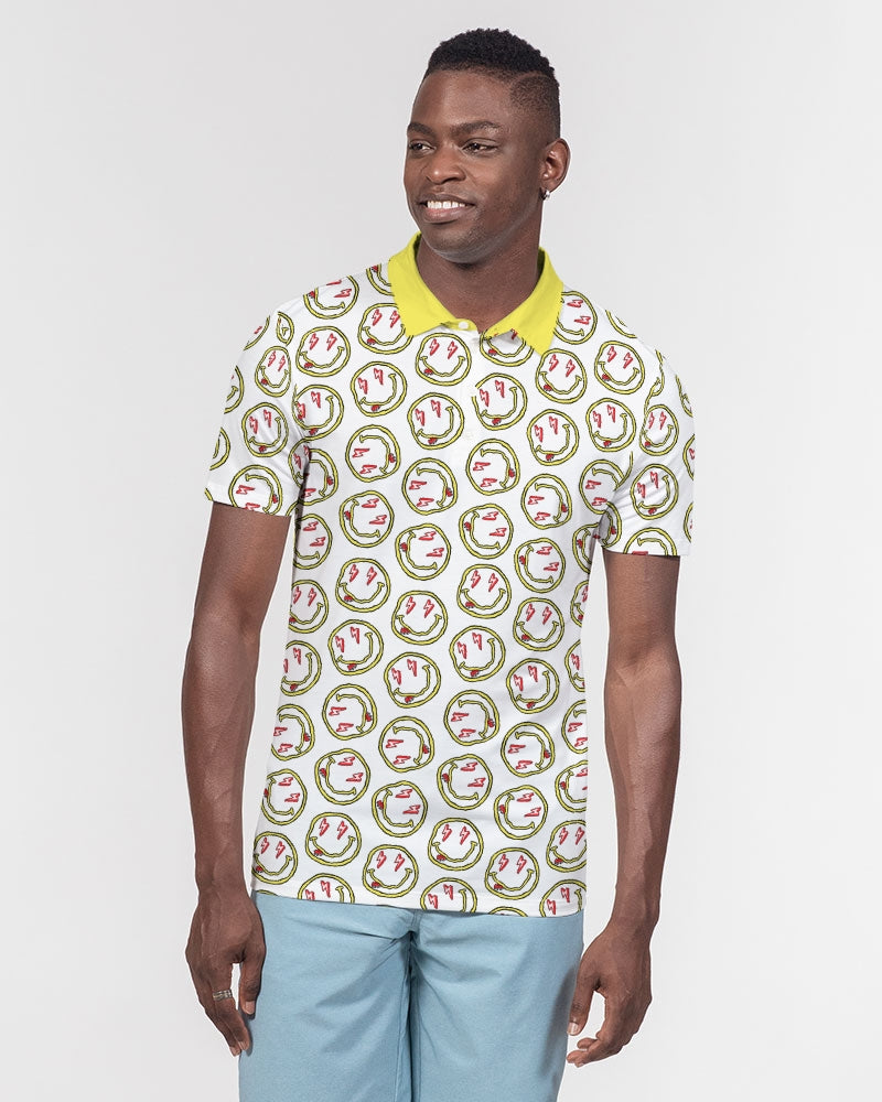 THUNDERCHILD - Men's Slim Fit Short Sleeve Polo