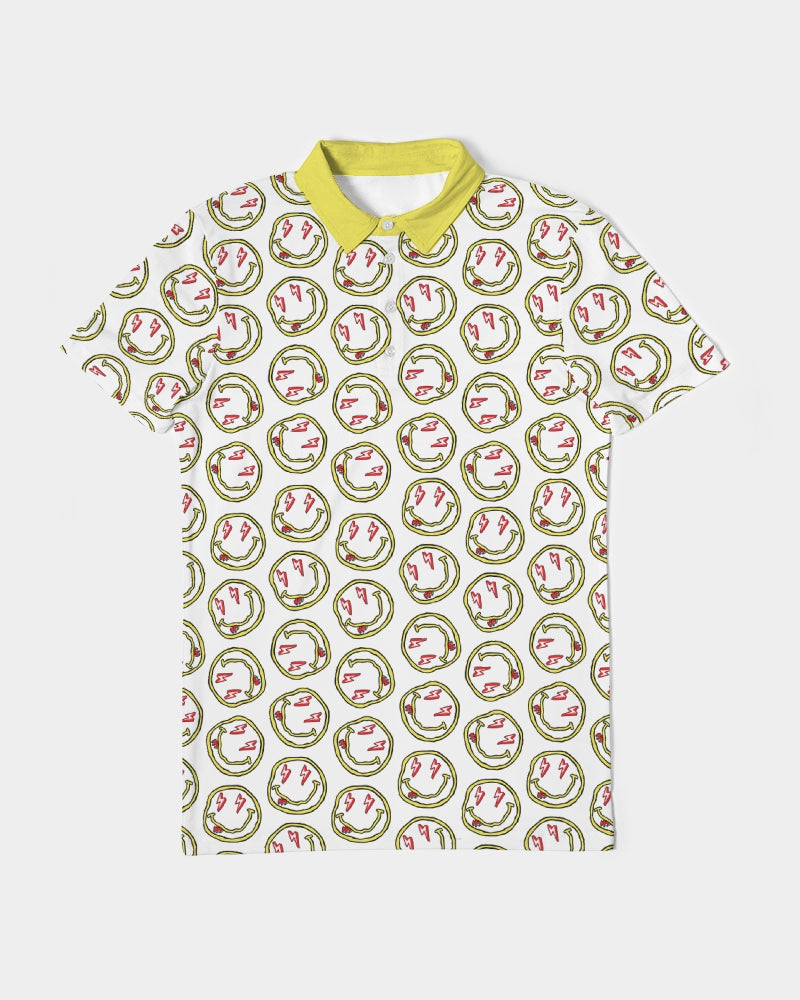 THUNDERCHILD - Men's Slim Fit Short Sleeve Polo
