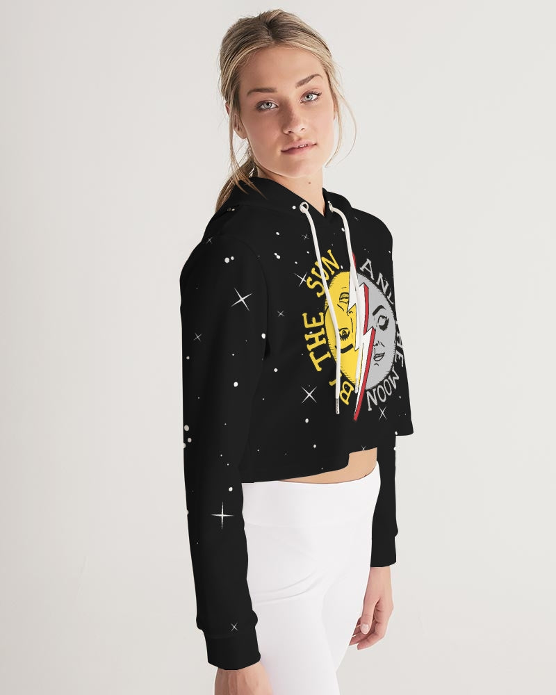 COSMIC THUNDER - Women's Cropped Hoodie