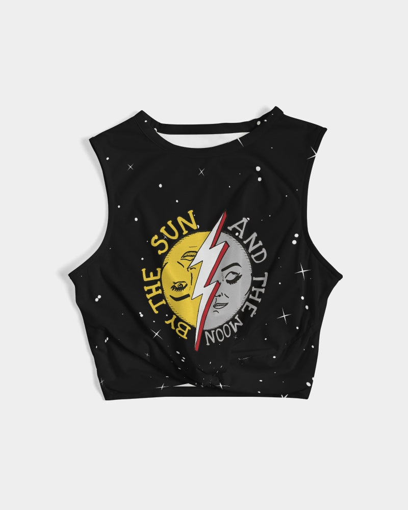 COSMIC THUNDER - Women's Twist-Front Tank