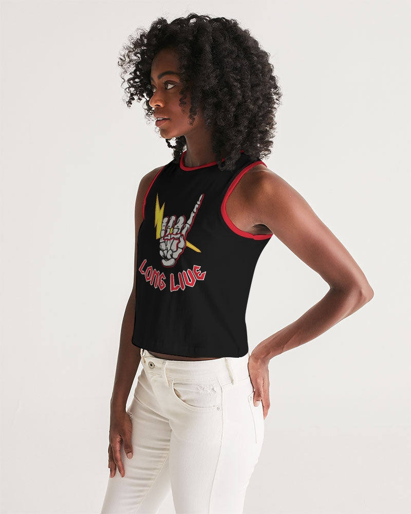 LONG LIVE THE THUNDER - Women's Cropped Tank