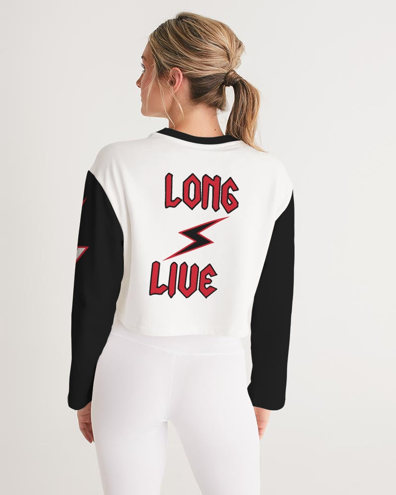 LONG LIVE THE THUNDER - Women's Cropped Sweatshirt