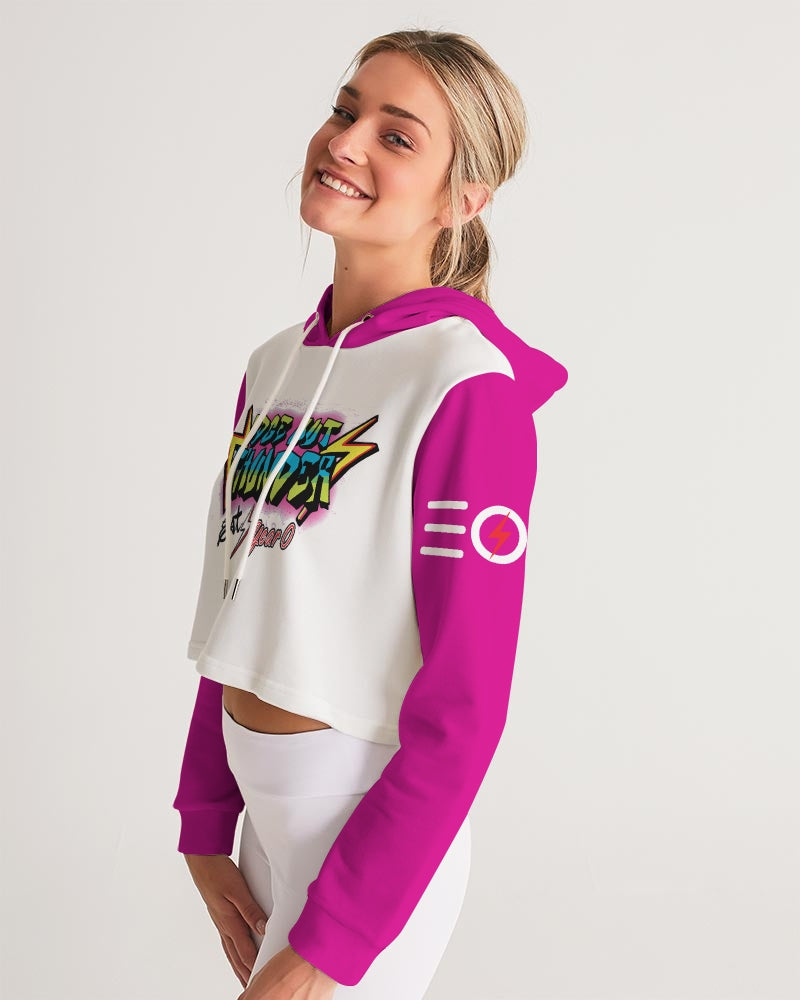 FRESH THUNDER - Women's Cropped Hoodie