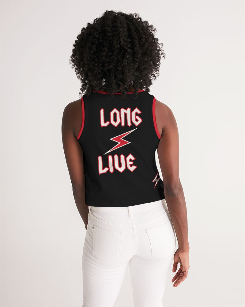 LONG LIVE THE THUNDER - Women's Cropped Tank