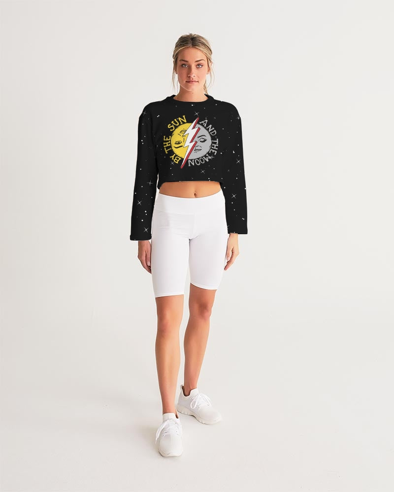 COSMIC THUNDER - Women's Cropped Sweatshirt