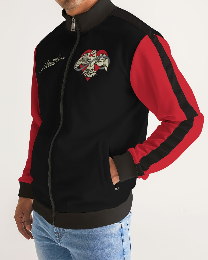 FREEBIRD - Men's Stripe-Sleeve Track Jacket