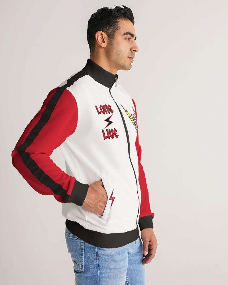 LONG LIVE THE THUNDER - Men's Stripe-Sleeve Track Jacket