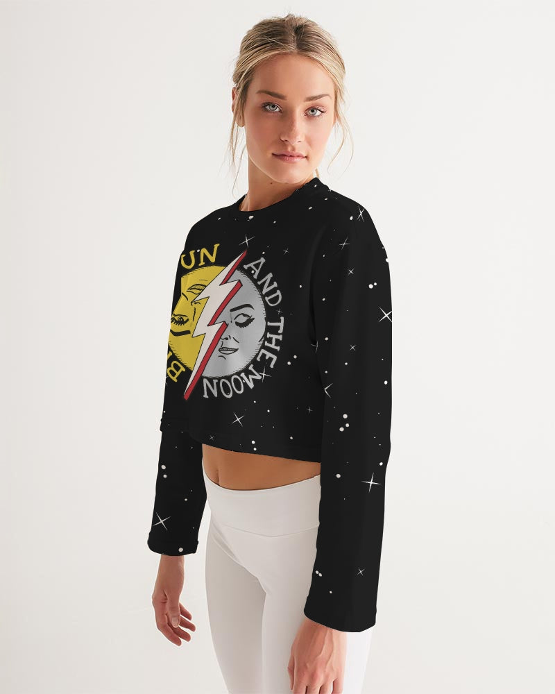 COSMIC THUNDER - Women's Cropped Sweatshirt