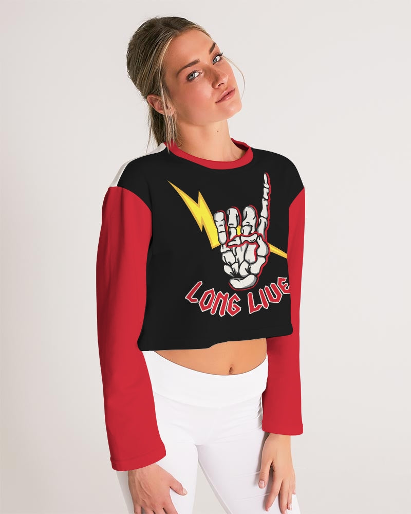 LONG LIVE THE THUNDER - Women's Cropped Sweatshirt