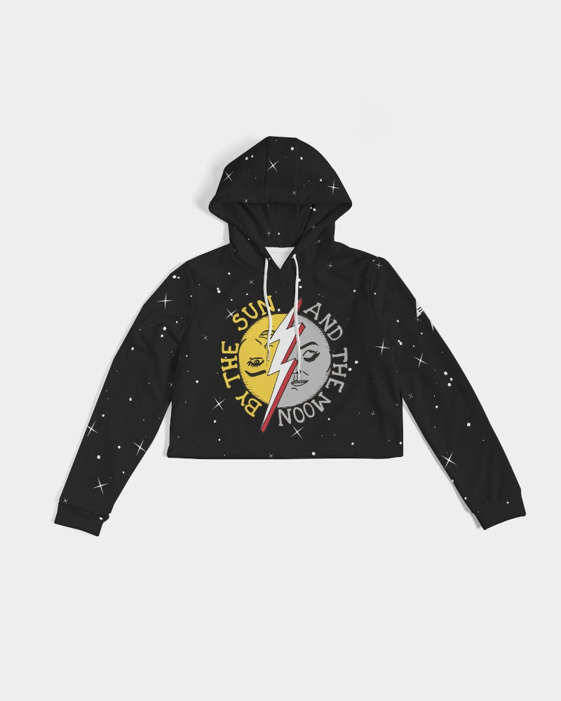 COSMIC THUNDER - Women's Cropped Hoodie