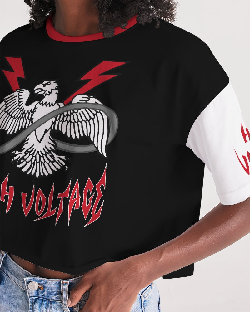 THUNDERBIRD - Women's Premium Cropped Tee