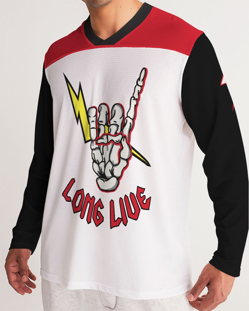 LONG LIVE THE THUNDER - Men's Long Sleeve Sports Jersey