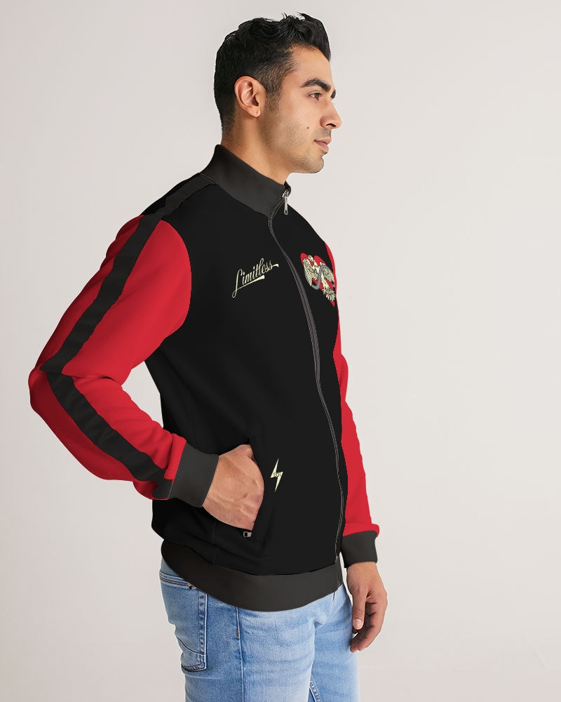 FREEBIRD - Men's Stripe-Sleeve Track Jacket