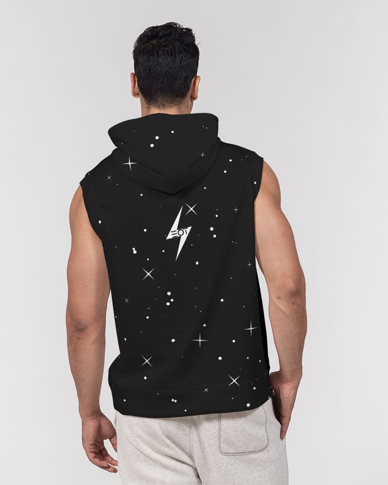 COSMIC THUNDER - Men's Premium Sleeveless Hoodie