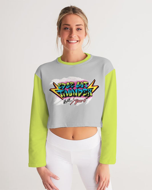 FRESH THUNDER - Women's Cropped Sweatshirt