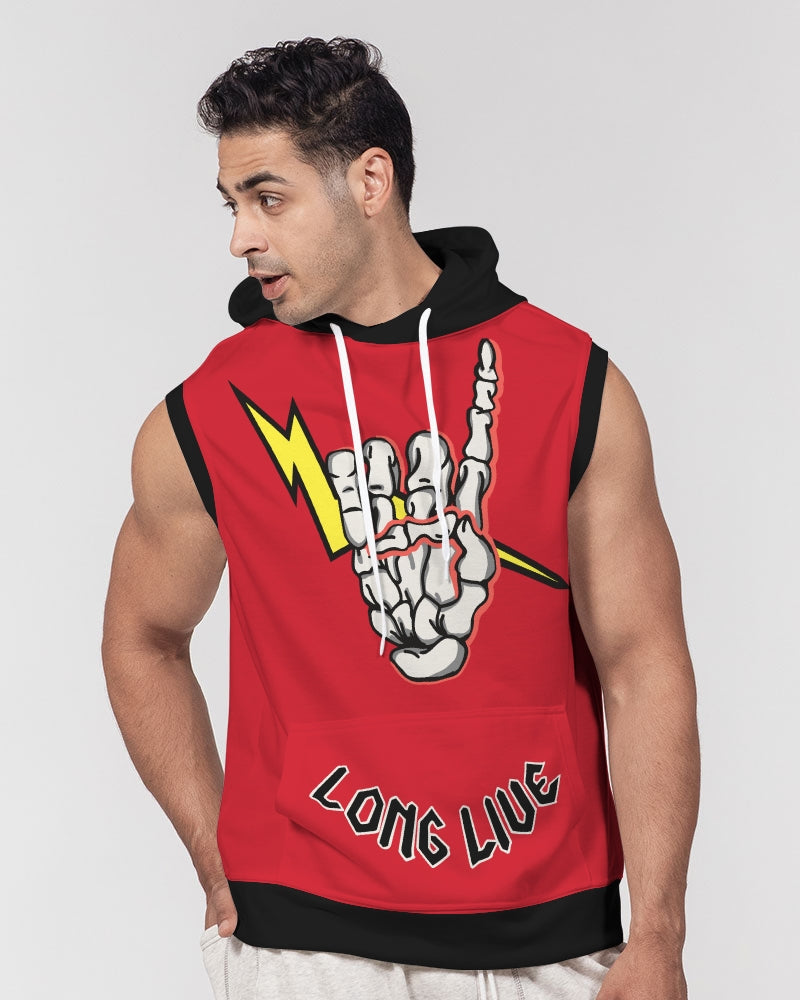 LONG LIVE THE THUNDER - Men's Premium Sleeveless Hoodie