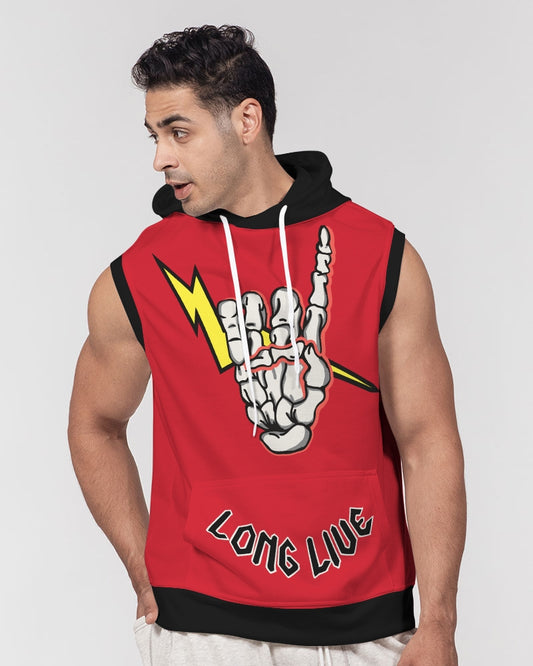 LONG LIVE THE THUNDER - Men's Premium Sleeveless Hoodie