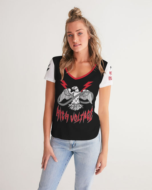 THUNDERBIRD - Women's V-Neck Tee