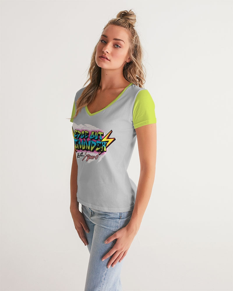 FRESH THUNDER - Women's V-Neck Tee