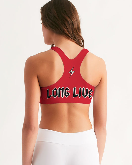 LONG LIVE THE THUNDER - Women's Seamless Sports Bra